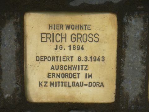 Stolperstein für Erich Gross