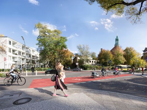 Baustart Boelckestraße: Radfahrstreifen für mehr Verkehrssicherheit