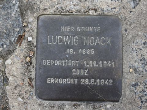 Stolperstein für Ludwig Noack, 23.03.11 Foto: B.Plewa