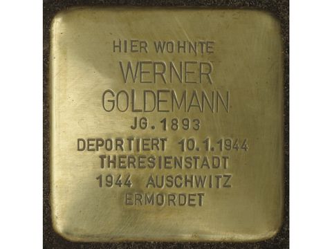 Stolperstein Werner Goldemann