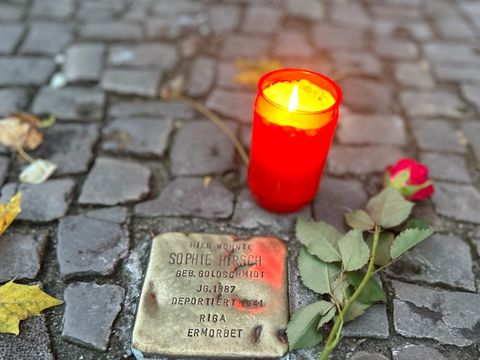 Stolperstein im Wedding - Gedenken zum 9. November