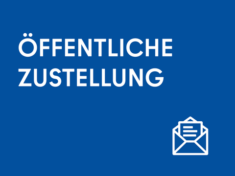 Öffentliche Zustellung