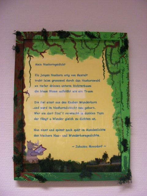 Nashorngedicht von Johanna Moosdorf