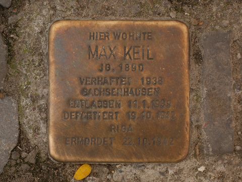 Stolperstein Max Keil