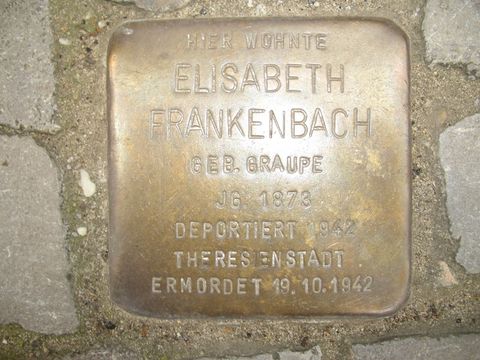 Stolperstein für Elisabeth Frankenbach, 27.07.2011