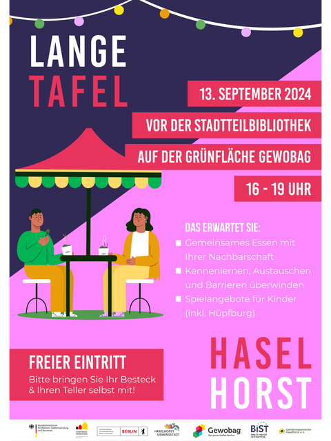 Bildvergrößerung: Plakat Lange Tafel