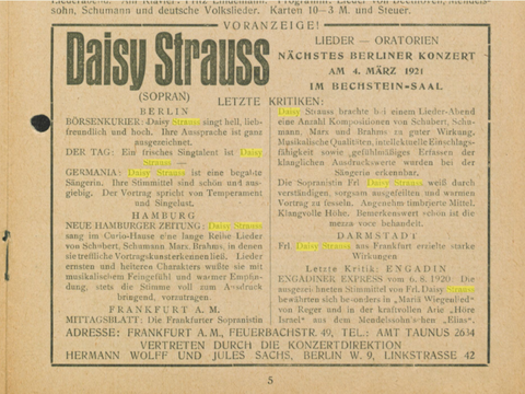 Sammlung: Konzertführer Berlin-Brandenburg 1920-2012 Strukturtyp: Zeitschriftenheft Titel: Heft 7, 01.-12.11.1920