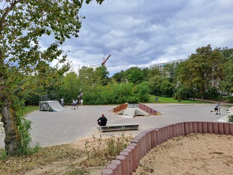 Die alte Skate-Anlage im Libertypark