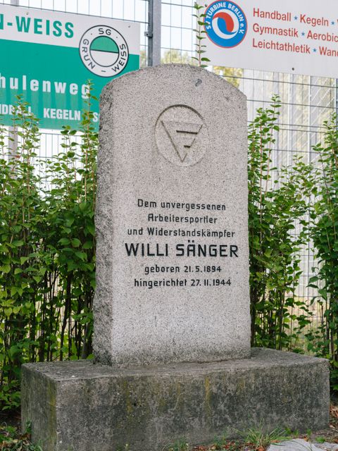 Bildvergrößerung: Denkmal - Willi Sänger