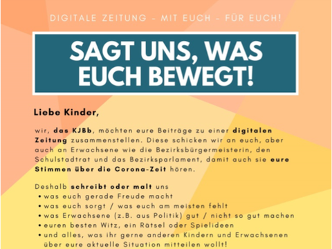 Plakataufruf digitale Zeitung