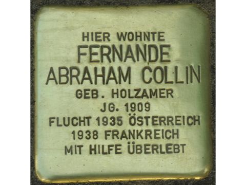 Stolperstein Fernande Abraham Collin