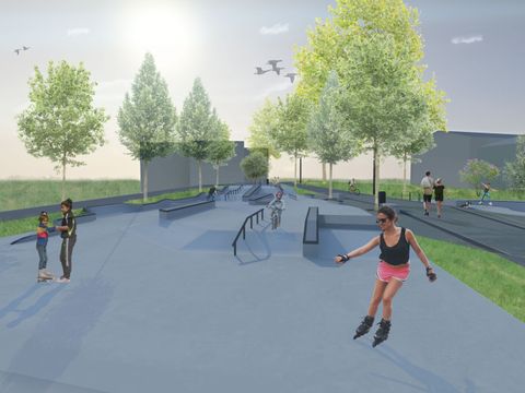 Vision der neuen Skateranlage