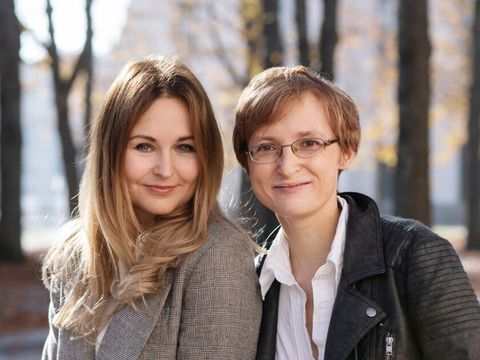 Mina Teichert und Friederike Grauf