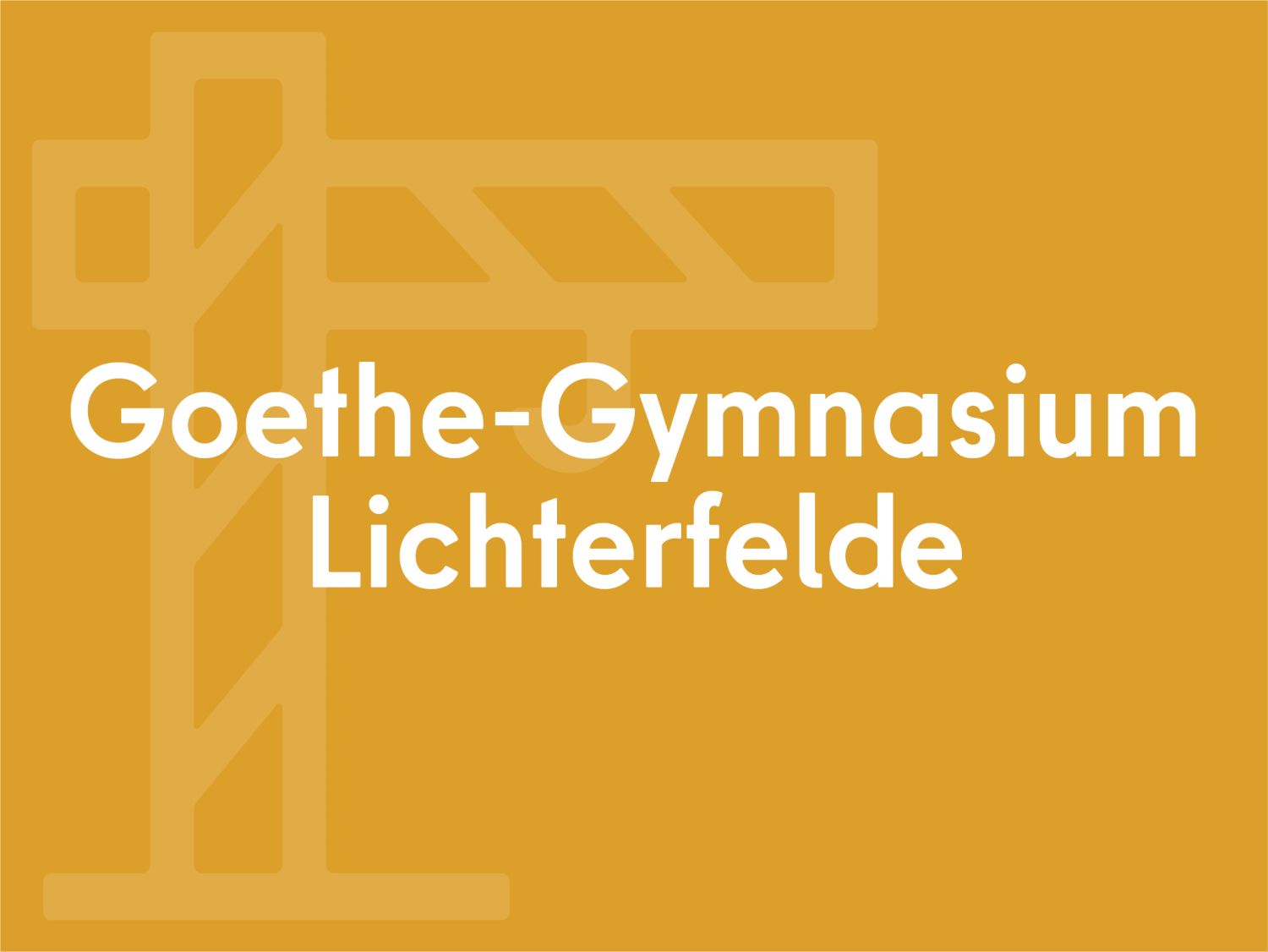 Goethe-Gymnasium Lichterfelde