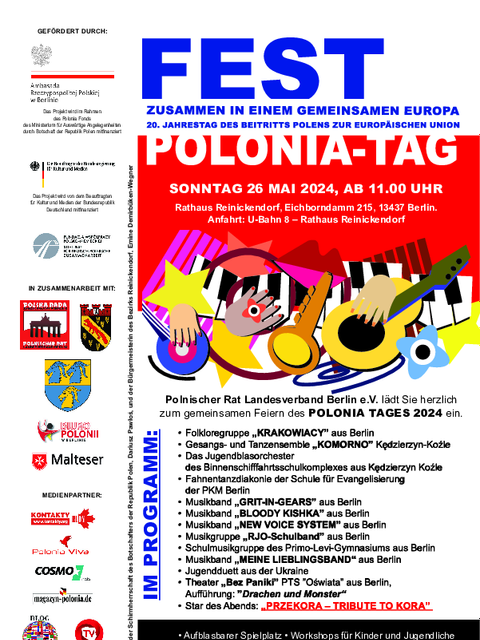 Bildvergrößerung: Flyer Tag der Polonia 