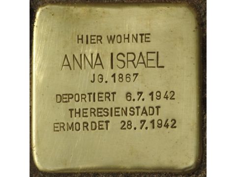 Stolperstein Anna Israel