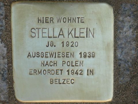 Stolperstein für Stella Klein