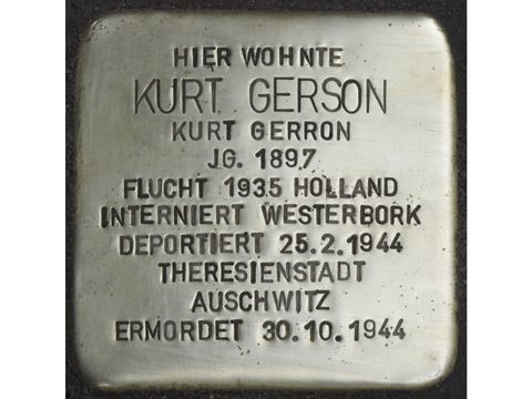 Stolperstein Kurt Gerson