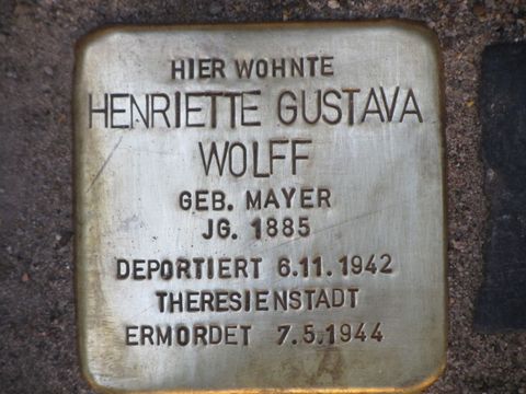 Stolperstein Henreitte Gustava Wolff