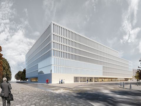 Bildvergrößerung: Neubau des Mathematikgebäudes der Technischen Universität an der Fasanenstraße