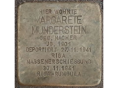 Stolperstein Margarete Munderstein