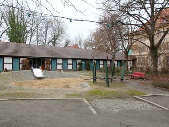 Der Spielplatz an der Remise in der Altstadt Spandau