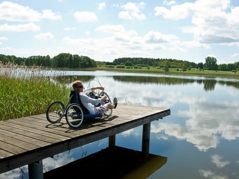 Blick auf den Vielitzsee bei Seebeck im Ruppiner Seenland