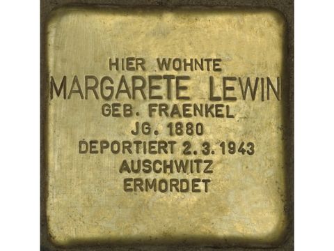Stolperstein Margarete Lewin