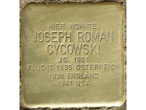 Stolperstein Joseph Roman Cycowski