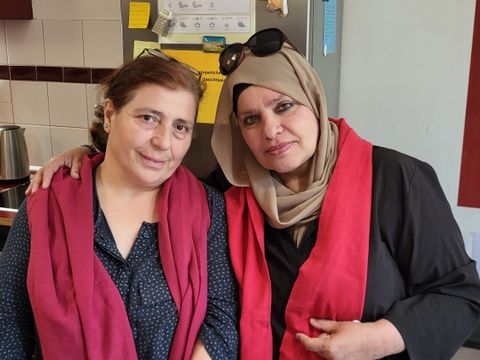 Stadtteilmütter Sadife Cankaya und Najla Majeed