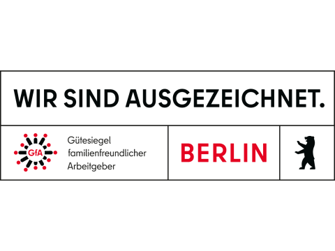 Gütesiegel familienfreundlicher Arbeitgeber Land Berlin (GfA) 