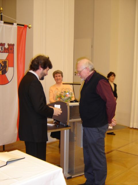 Bildvergrößerung: Bezirksmedaille 2005 Klaus-Peter Rimpel