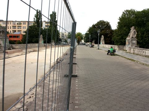 Bildvergrößerung: Der Zaun stand bei der Planung des Spazierganges aber noch nicht da!