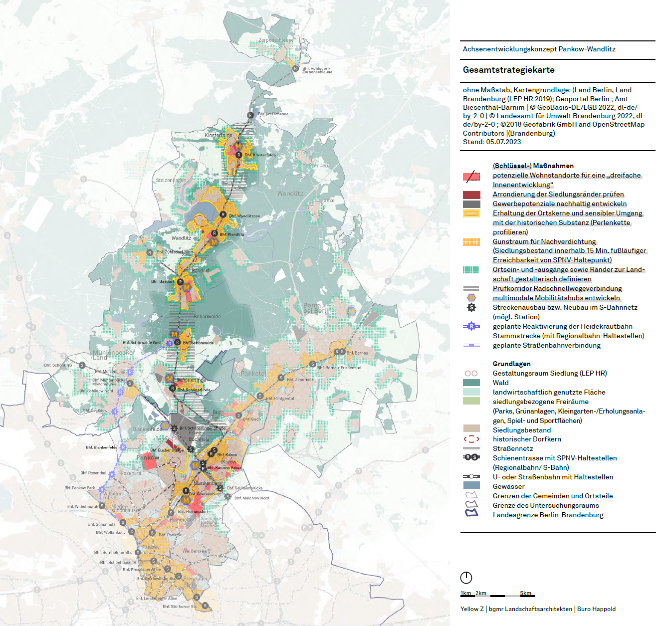 Gesamtstrategiekarte Achsenentwicklungskonzept