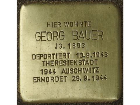 Stolperstein Georg Bauer