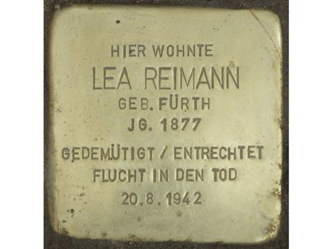 Stolperstein Lea Reimann