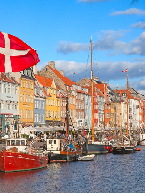 Kopenhagen an einem sonnigen Sommertag