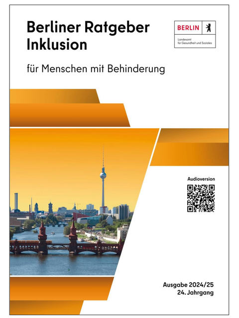 Berliner Ratgeber für Inklusion 2024/2025- Titelbild