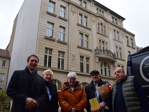 Preisverleihung für die Fassade des Gemeindehauses der Israelitischen Synagogengemeinde Adass Jisroel