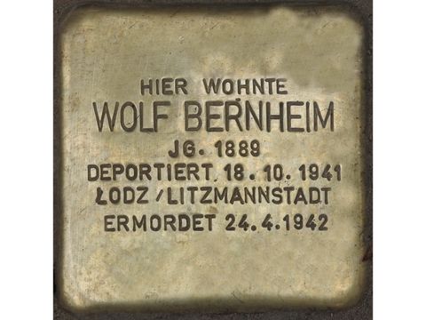 Stolperstein Wolf Bernheim