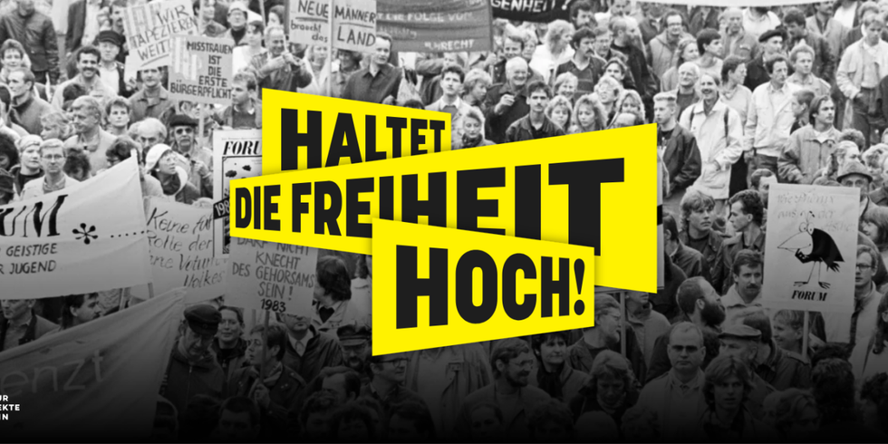 Haltet die Freiheit hoch - 35 Jahre Mauerfall