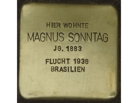 Stolperstein Magnus Sonntag