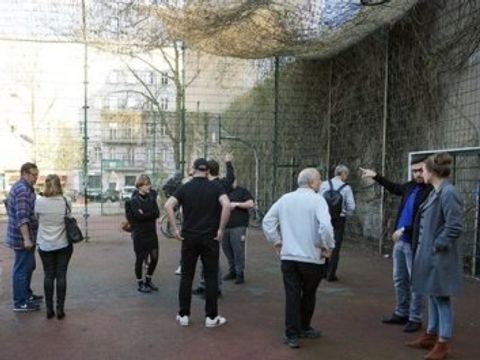 Bildvergrößerung: Fußball- und Streetballfläche an der Katzlerstraße/ Ecke Yorckstraße 