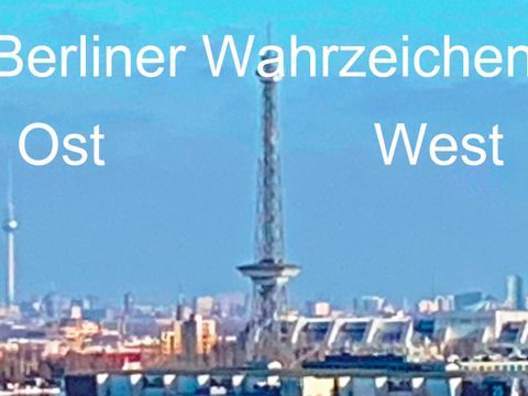 Panorama Berlin mit dem Fernsehturm und dem Funkturm