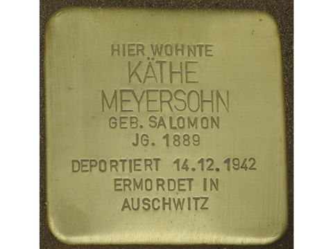 Stolperstein für Käthe Meyersohn