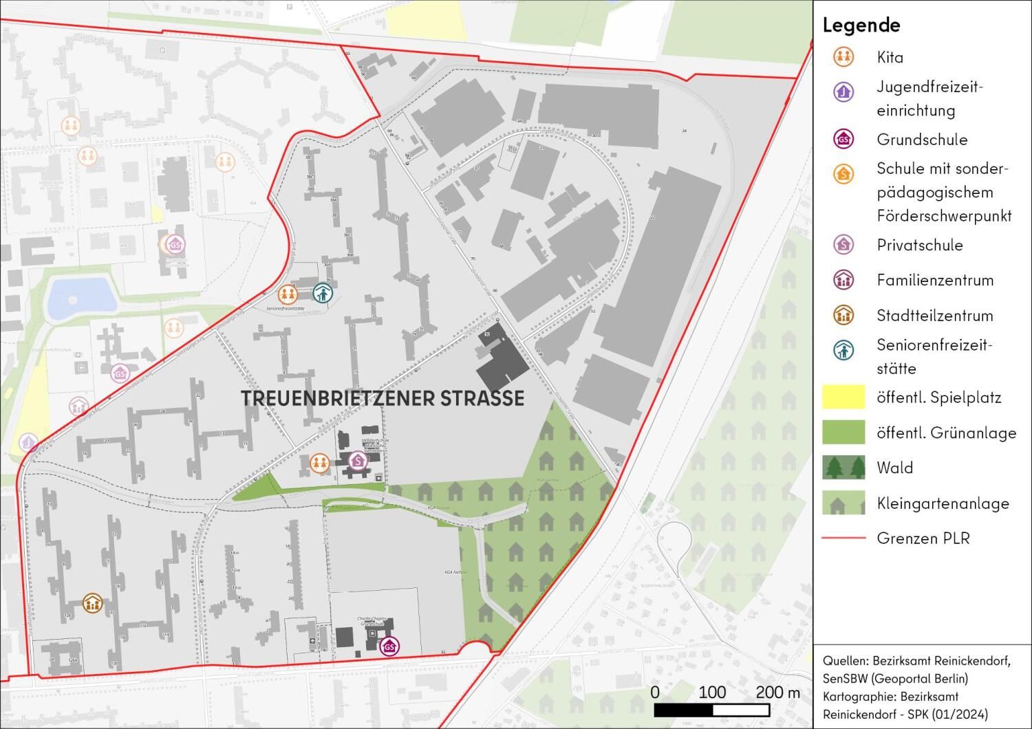 Karte PLR Treuenbrietzener Straße