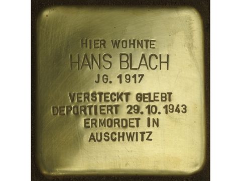 Stolperstein Hans Blach