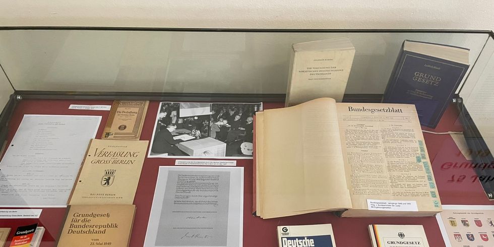 Ausstellung 75 Jahre Grundgesetz