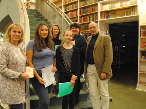 v.l.n.r: Katrin Schultze-Berndt, Elif Cetin, Jolanda Simonds, Ellen Glau, Petra Lölsberg, Michael Kleeberg