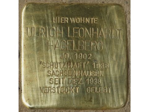 Stolperstein Ulrich Leonhardt Hagelberg 